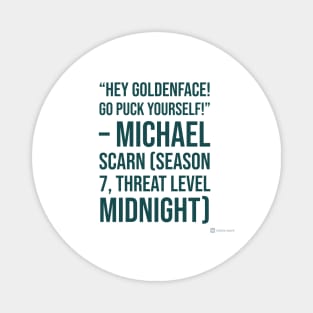 the office funny quote Magnet